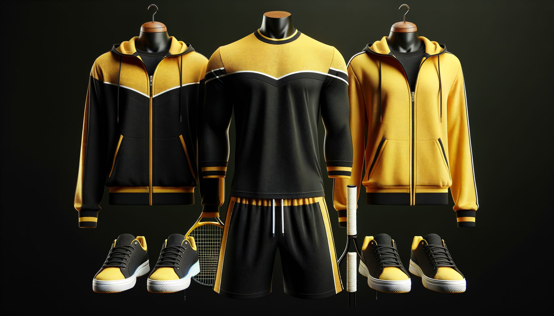 Modisches Design in der Tennisbekleidung
